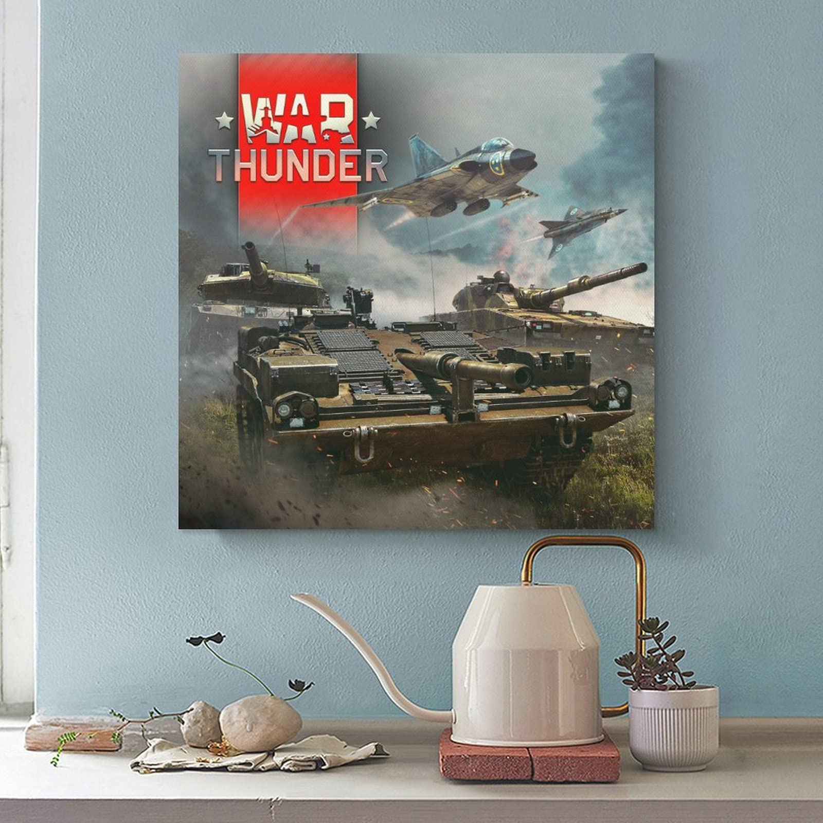 ZIMARO Quadri Moderni Stampe su Tela Poster Stampe Immagine Famoso dipinto la Tempesta di Giorgione per Soggiorno 60x90cm