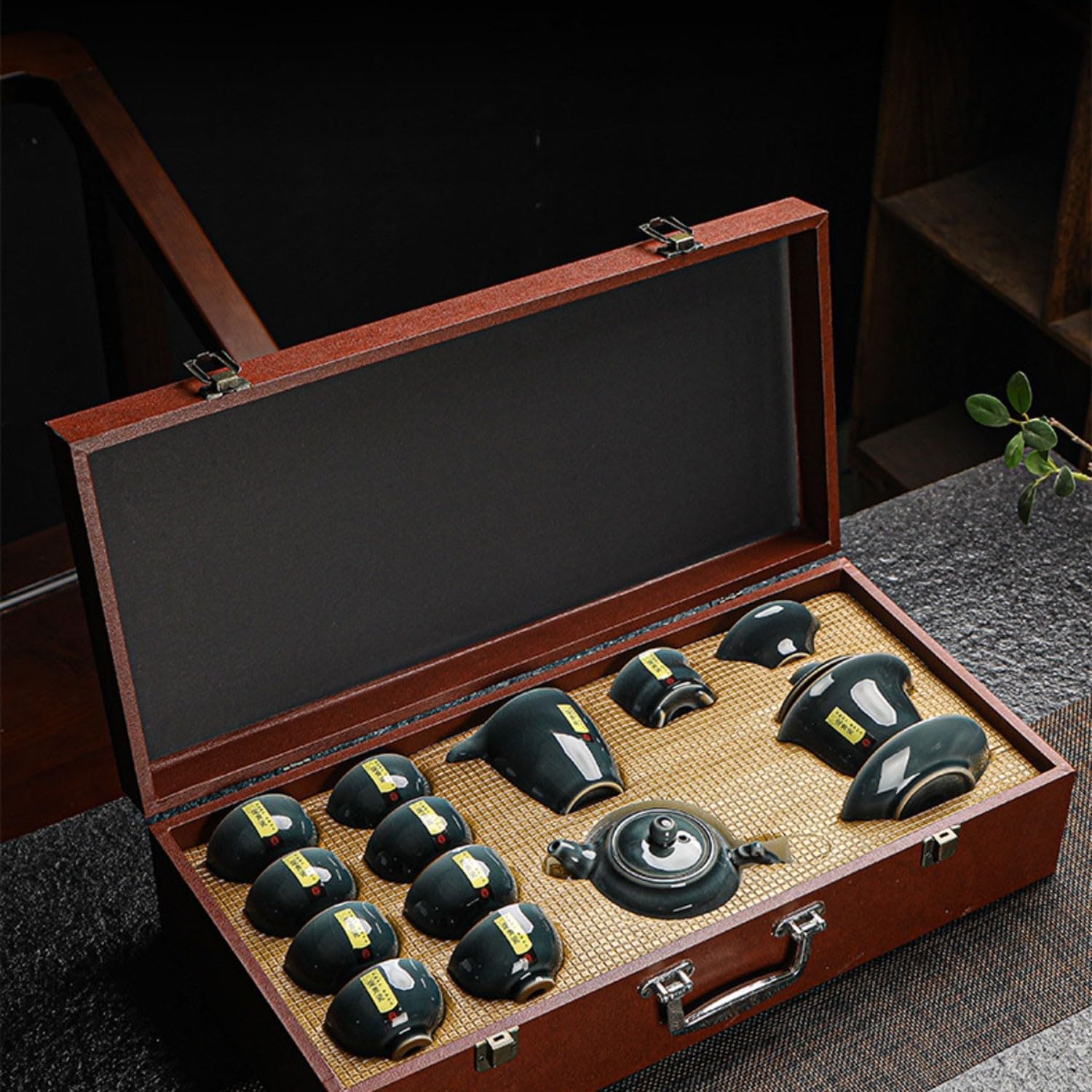 陶祥窯 お茶碗 3客 平茶碗 色絵梅散らし 陶祥窯 お茶碗 3客 平茶碗