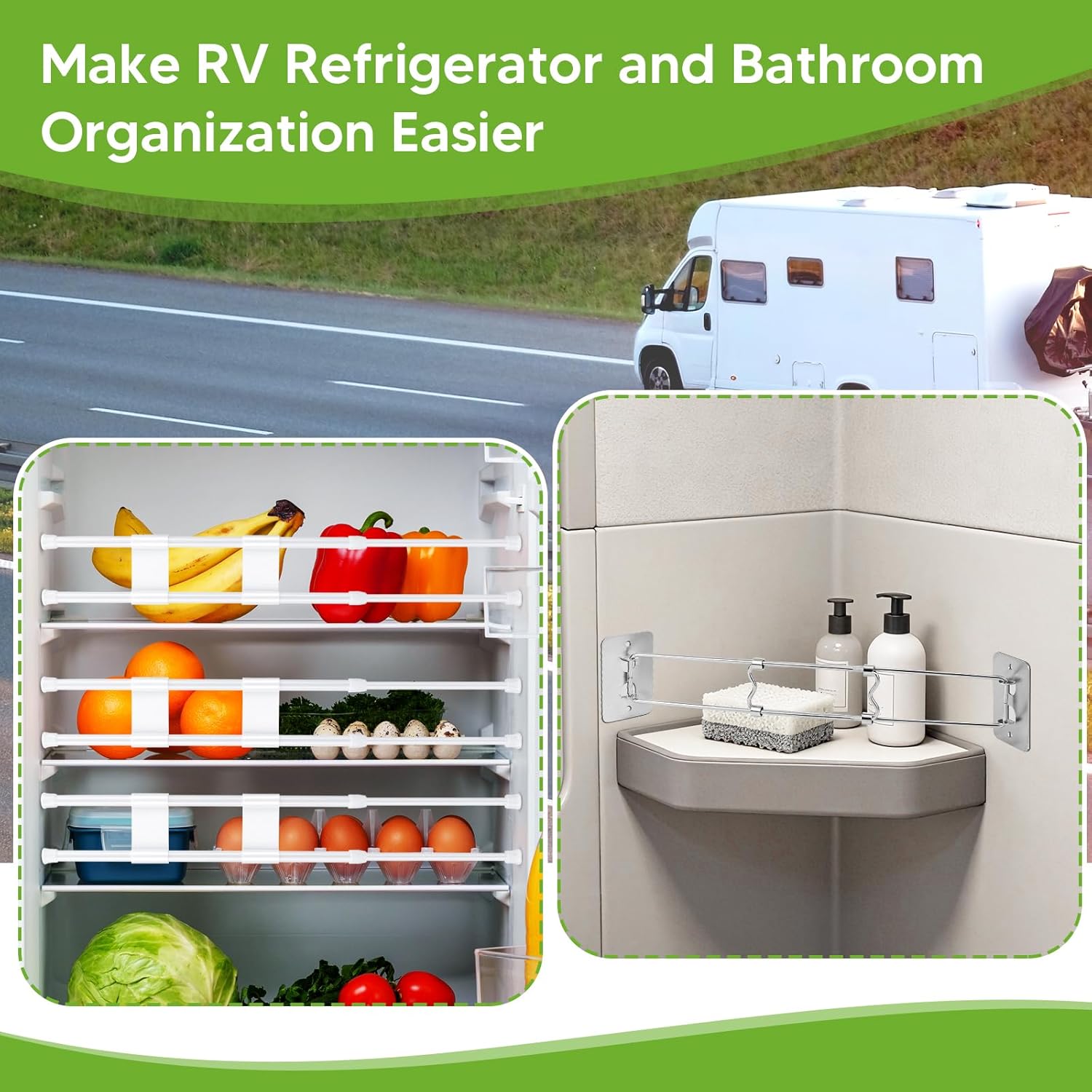 4セット ダブルRV冷蔵庫バー