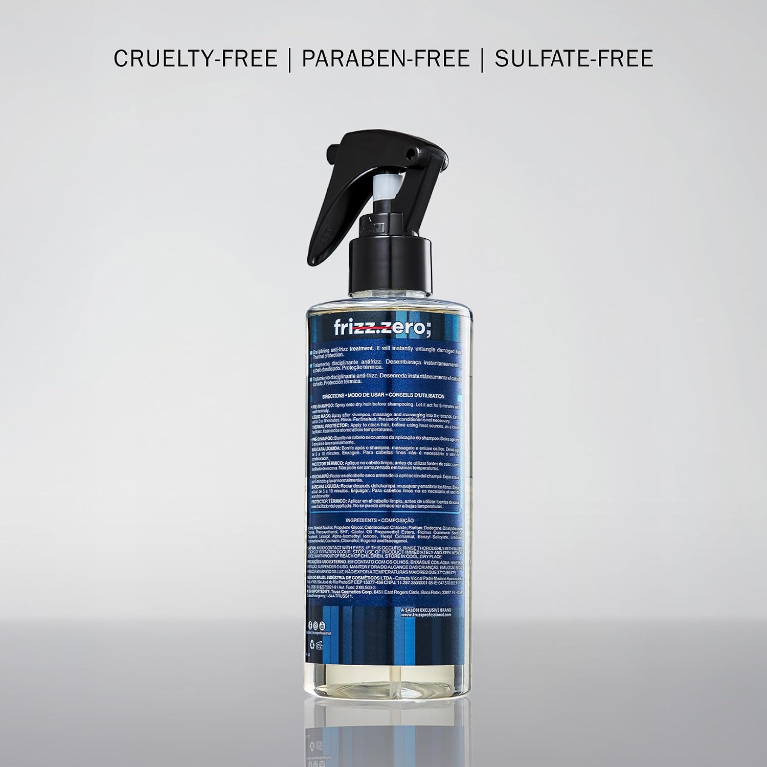 Truss Frizz Zero Leave-In | Máscara Líquida para Controle de Frizz, Brilho e Hidratação | 260ml Truss Frizz Zero Leave-In | Máscara Líquida para Controle de Frizz, Brilho e Hidratação | 260ml