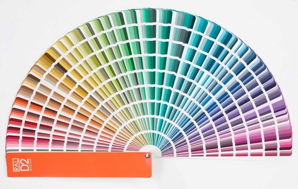 D2 Gloss RAL D2 Design Colour Chart