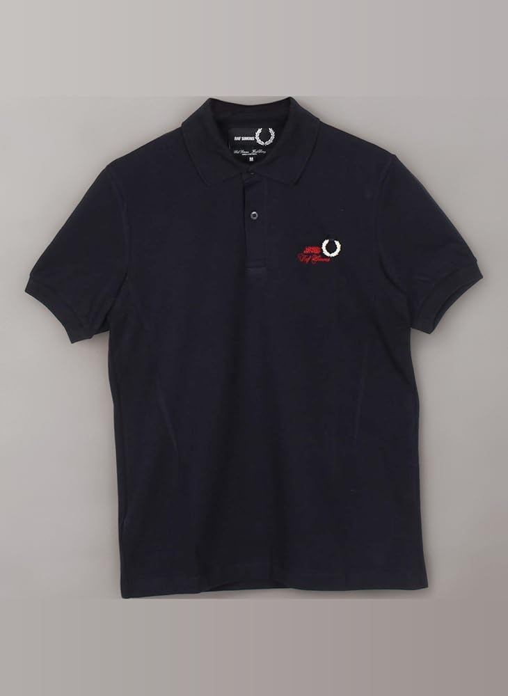 RAF SIMONS × Fred Perry ポロシャツ ネイビー 42 RAF SIMONS
