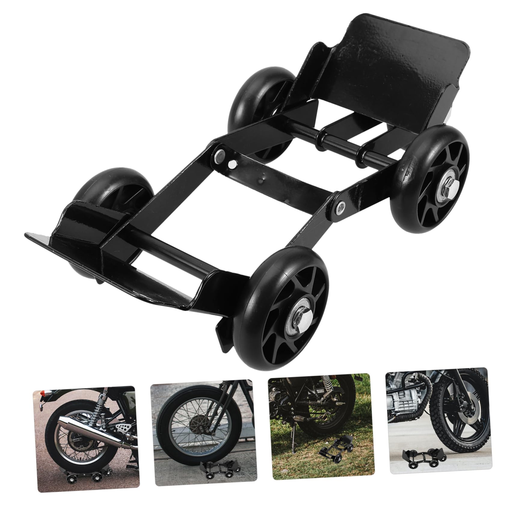 Cabilock Reifenroller Reifenmontierwerkzeug aus Metall und Kunststoff für Elektrodreiräder und Motorräder Notfall Reifenwagen zur Reifenbewegung