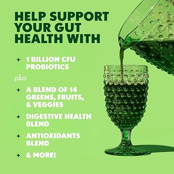 Amazing Grass Super Greens Powder, Organic, Greens Superfood Powder, Smoothie Supplements, Supports Digestion, Probiotics, Spirulina, Beet Root, Original, 30 Servings, 8.5 Ounce (Packaging May Vary)