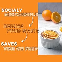 Vista 6 de Me Garnish Rebanadas de naranja deshidratada de 3.5 onzas para cócteles Más de 35 rebanadas de naranja secas Frutas secas para cócteles