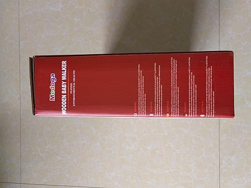 Miniatura 7 de Andador de madera para bebé, 10 en 1, centro de actividades para bebés, caminador ajustable de madera para niños y niñas (BW001)