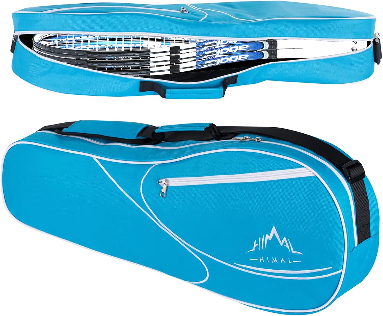 Himal 3 Racquet Tennis-Bag Premium tennis-racket-bag With Protective Pad, Professional or Beginner Tennis Players, Lightweight Tennis Bag for All Ages