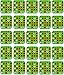 Regal Bingo Bulk Bingo Cards with Sliding Windows - Reusable Large Print Bingo Game Cards for Adults Large Group - 25 Pack, Green