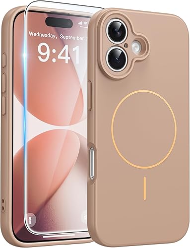 Miniatura 22 de FNTCASE Funda para iPhone Air: [Compatible con Magsafe] Fundas translúcidas mate con [protección completa de la cámara] [protector de pantalla]