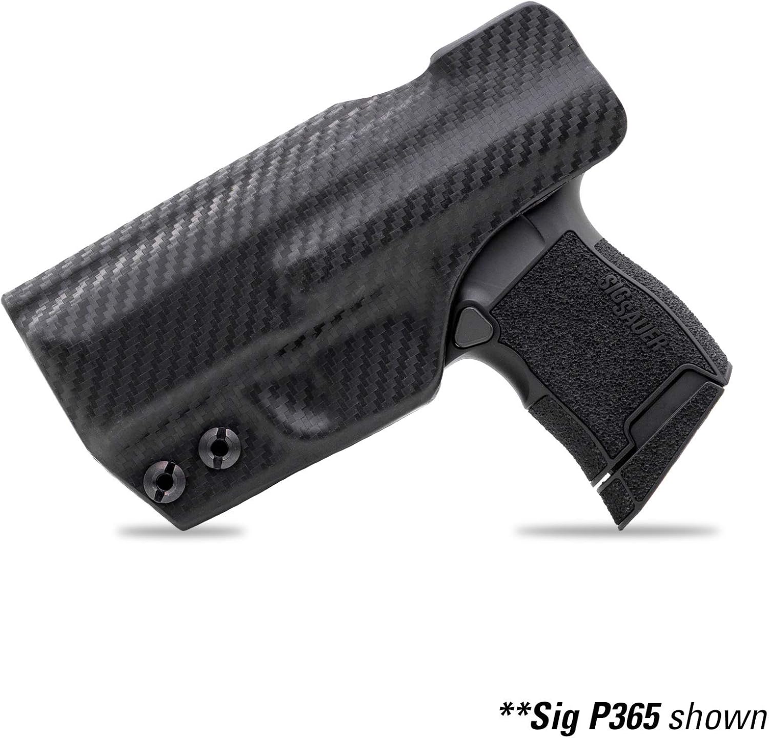 Clip & Carry IWB Kydex Holster for The Ruger SR9 - Inside Waistband Concealed Carry - Audible Click Retention - Adjus. Cant - Claw Compatible - USA Veteran Made