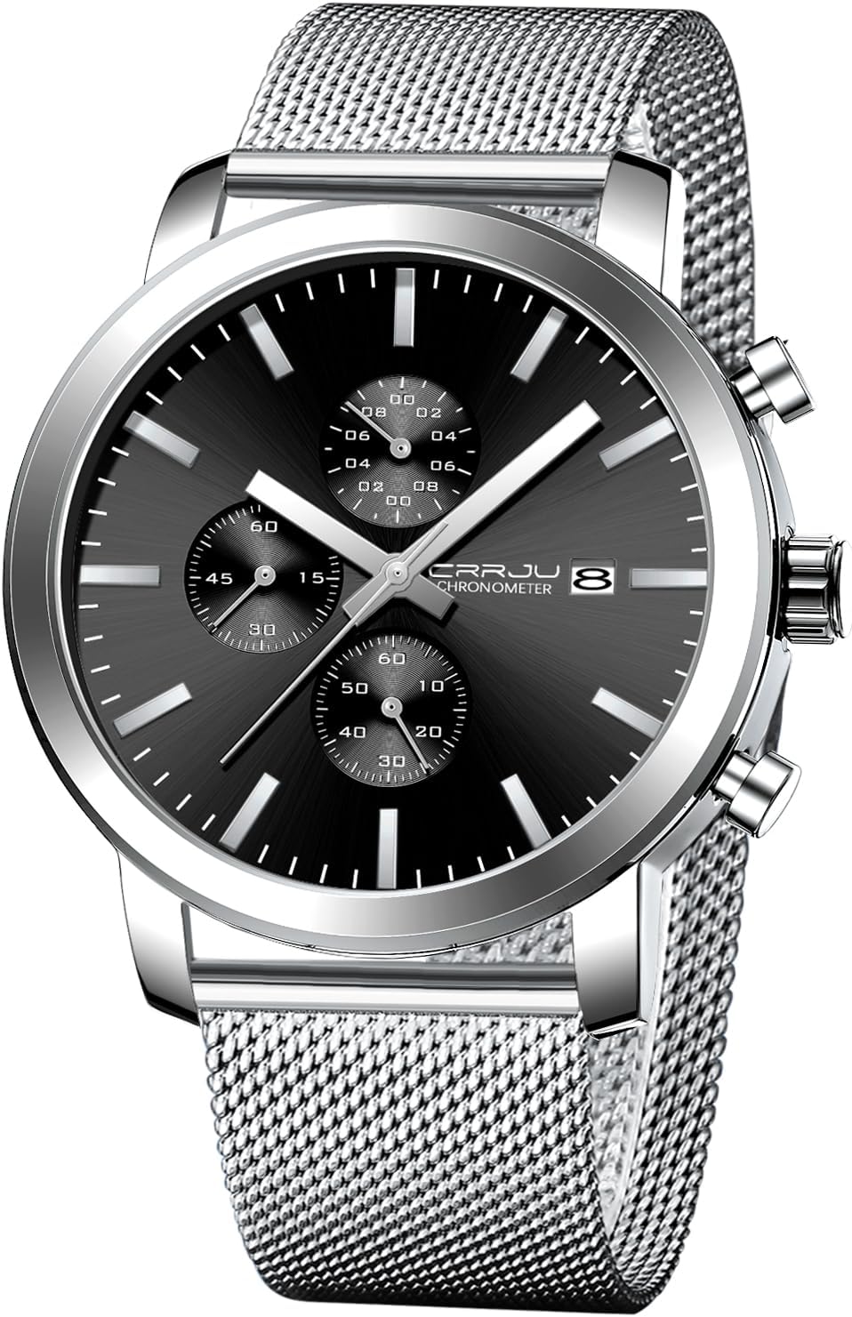Mens Stylish Casual Quartz Watches for Men Luxury Waterproof Calendar Chronograph Japan Movement Wristwatches