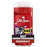 Aluminum Free Deodorant for Men, 24/7 Freshness & Lasting Scent, Long Lasting Odor Protection, Smell Like a Hero, Batman, Black Cherry and Nightfall Scent, 3.0 oz