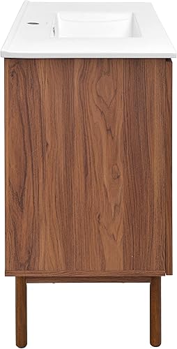 Vista 258 de Swiss Madison Classe - Lavabo de baño de roble de 24 pulgadas incluido