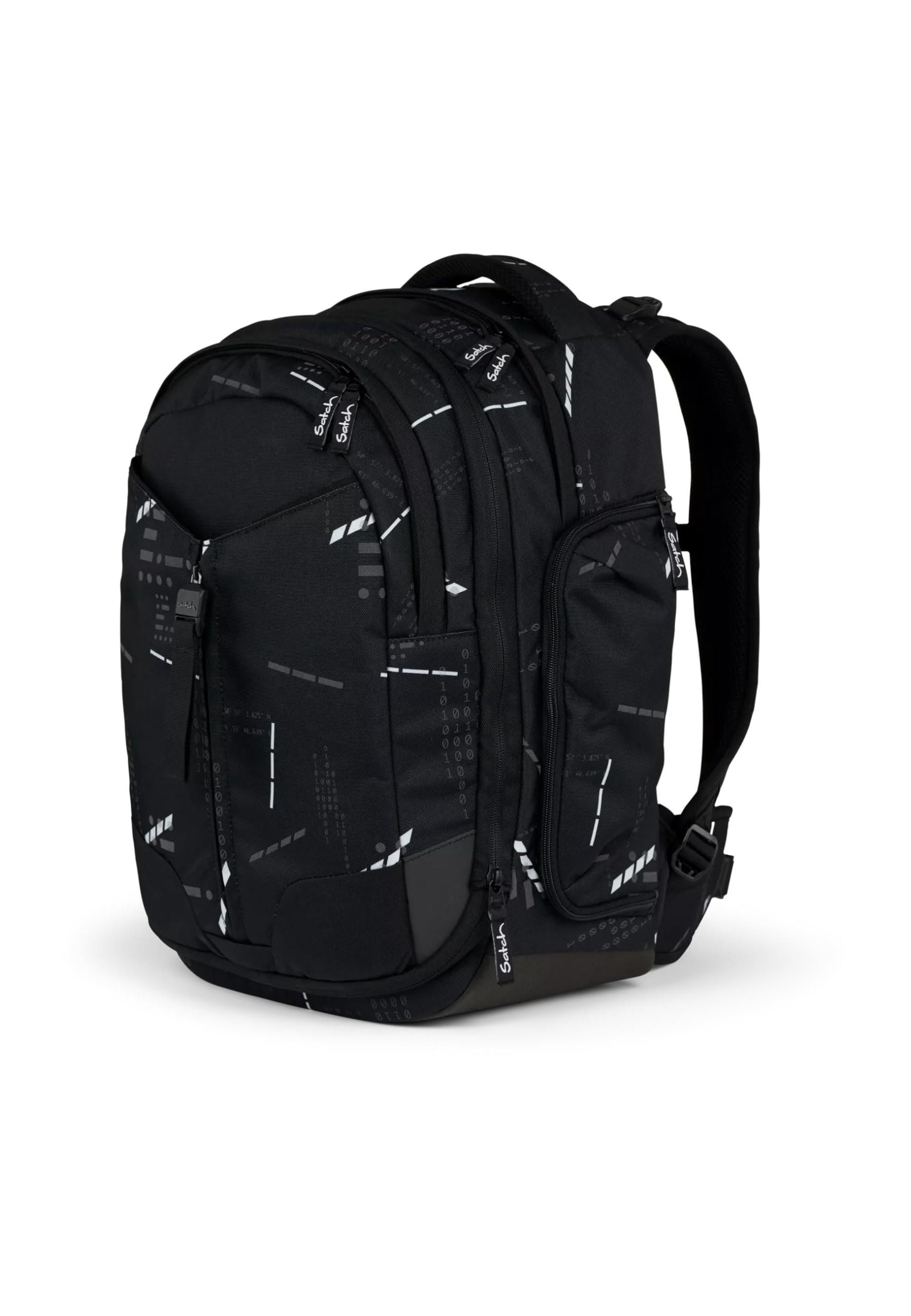 Satch Match Schulrucksack ab 5. Klasse, ergonomisch, erweiterbar auf 35 Liter, standfest, extra Fronttasche