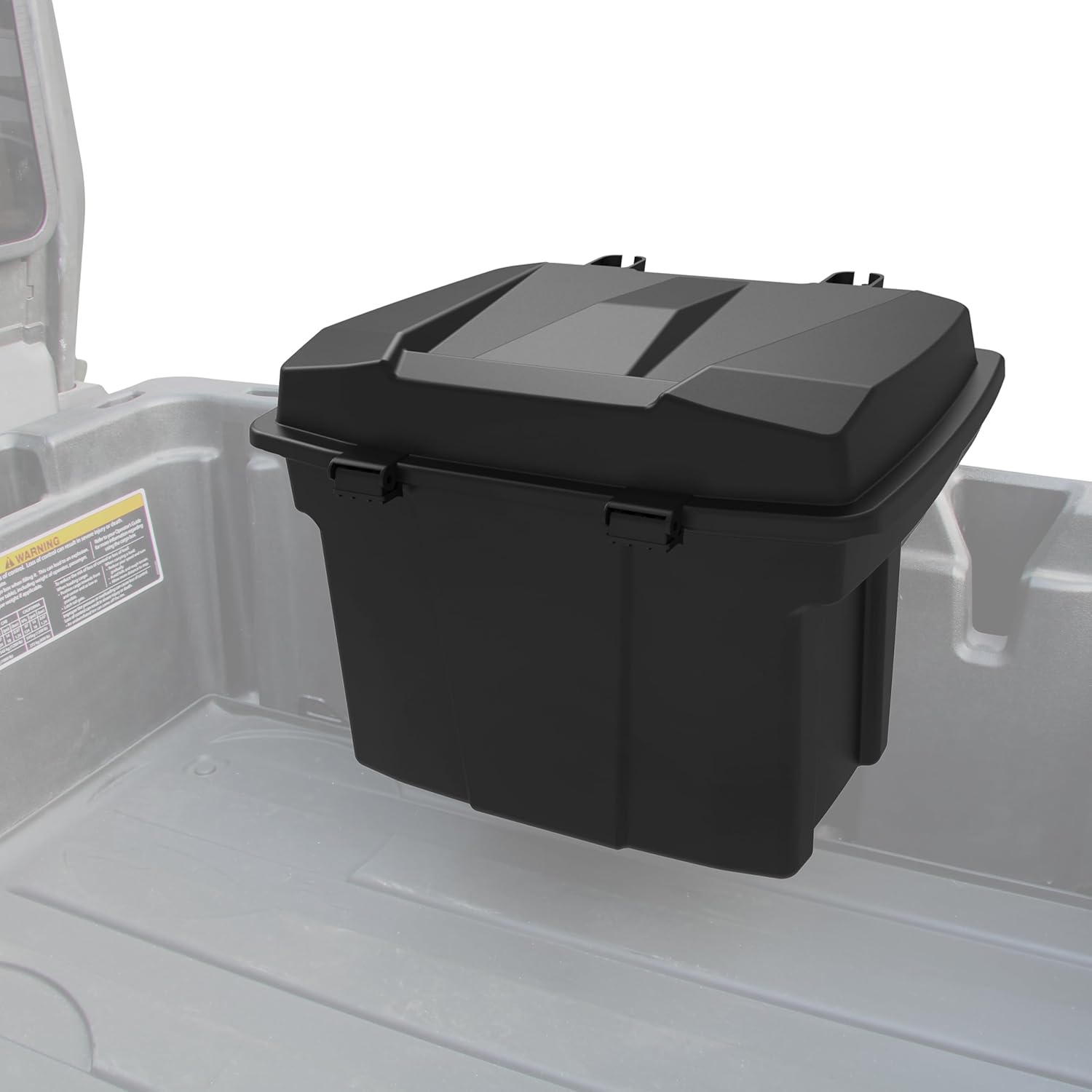 Defender Removable Cargo Storage Box, Double Layer Storage Container with Lock, Storage Bin, Rear Bed Trunk Case for 2016-2025 Can Am Defender HD5 HD7 HD8 HD9 HD10 Max/Commander Accessories