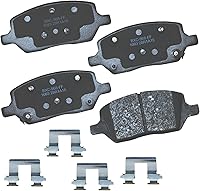 Vista 42 de Pastillas de freno traseras cerámicas Bendix Premium SBC1337 para Cadillac CTS 2014-2008, SRX 2016-2010, Chevrolet Camaro 2015-2010, Saab 9-4X 2011