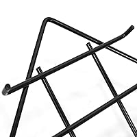 Vista 8 de SSWBasics Estante triangular de rejilla de alambre negro, juego de 2