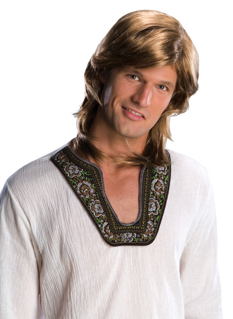 Rubies Official 70's Guy Wig Blonde, Adult Costume - One Size Halloween