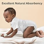 Eco Boom Bamboo Baby Diapers - Hypoallergenic, Ultra Solf Nappies Newborn - 80 pcs per Box