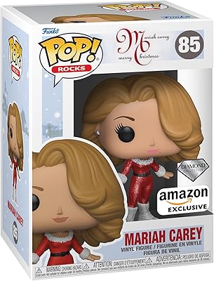 Funko Pop! Rocks: Mariah Carey Christmas - Diamond Glitter (DGLT) (Amazon Exclusive)