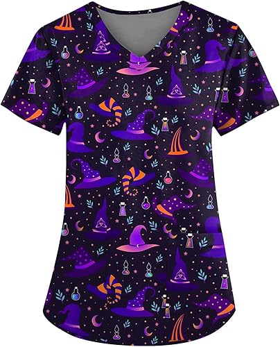 FQZWONG Camisas de Halloween para mujer, ropa de otoño a la moda, disfraces vintage, lindas camisetas para salir, blusas casuales, sudaderas