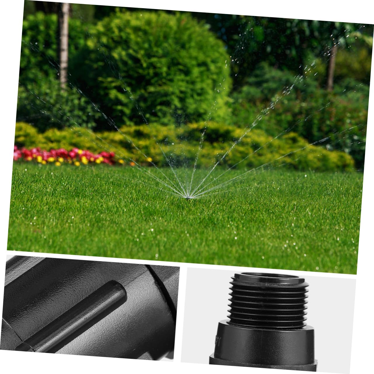 Regolatore di Pressione Irrigazione Goccia 30 Psi Nero Plastico