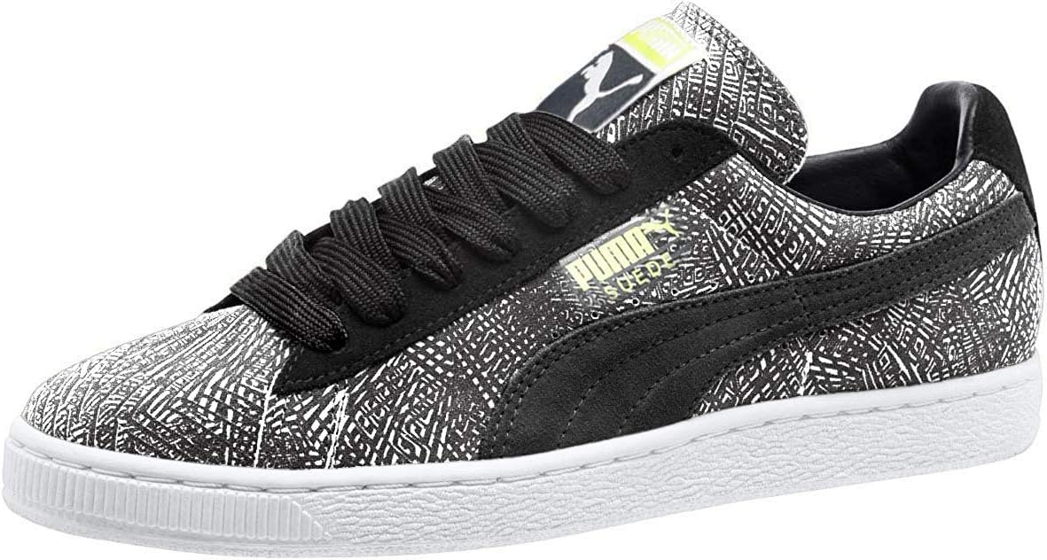 PUMA Suede Mis-Match Suede Sneakers (9, Dark Shadow/Black/White)