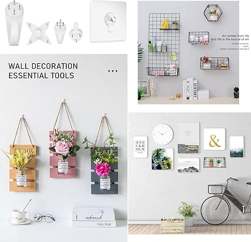 Miniatura 2 de Accesorios para marcos de fotos, ganchos invisibles, sin rastro, gancho para pared dura, para paneles de yeso, ganchos de fotos, pintura artística,