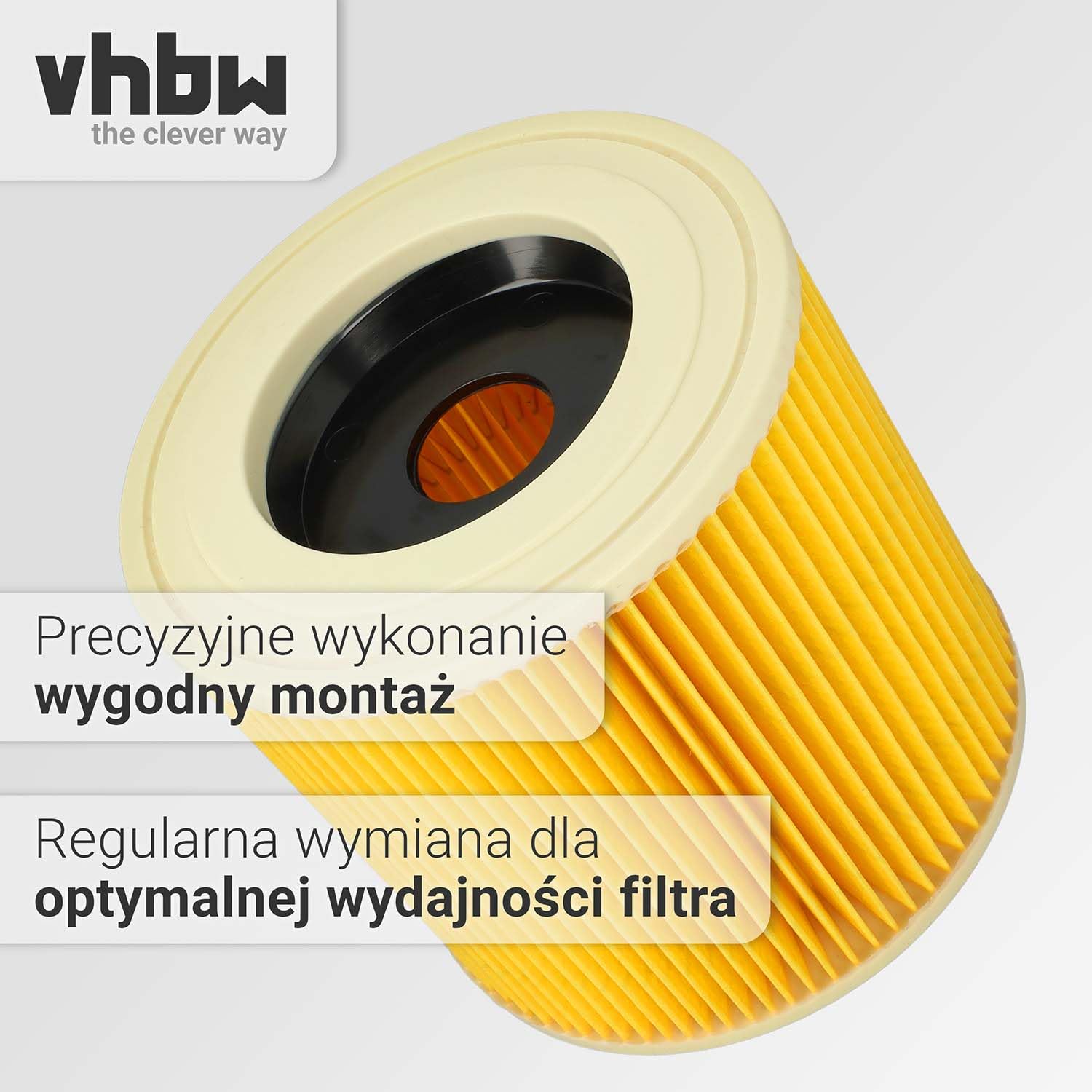 vhbw 10 x filtr do odkurzacza, robota ssącego, odkurzacz uniwersalny, jak Kärcher 6.414-789