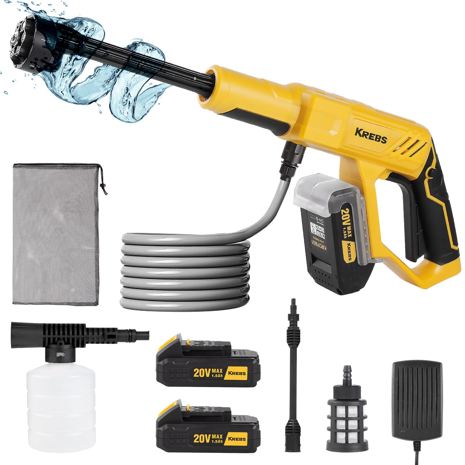 Amazon.com : 20V Cordless Pressure Washer Max 560 PSI High