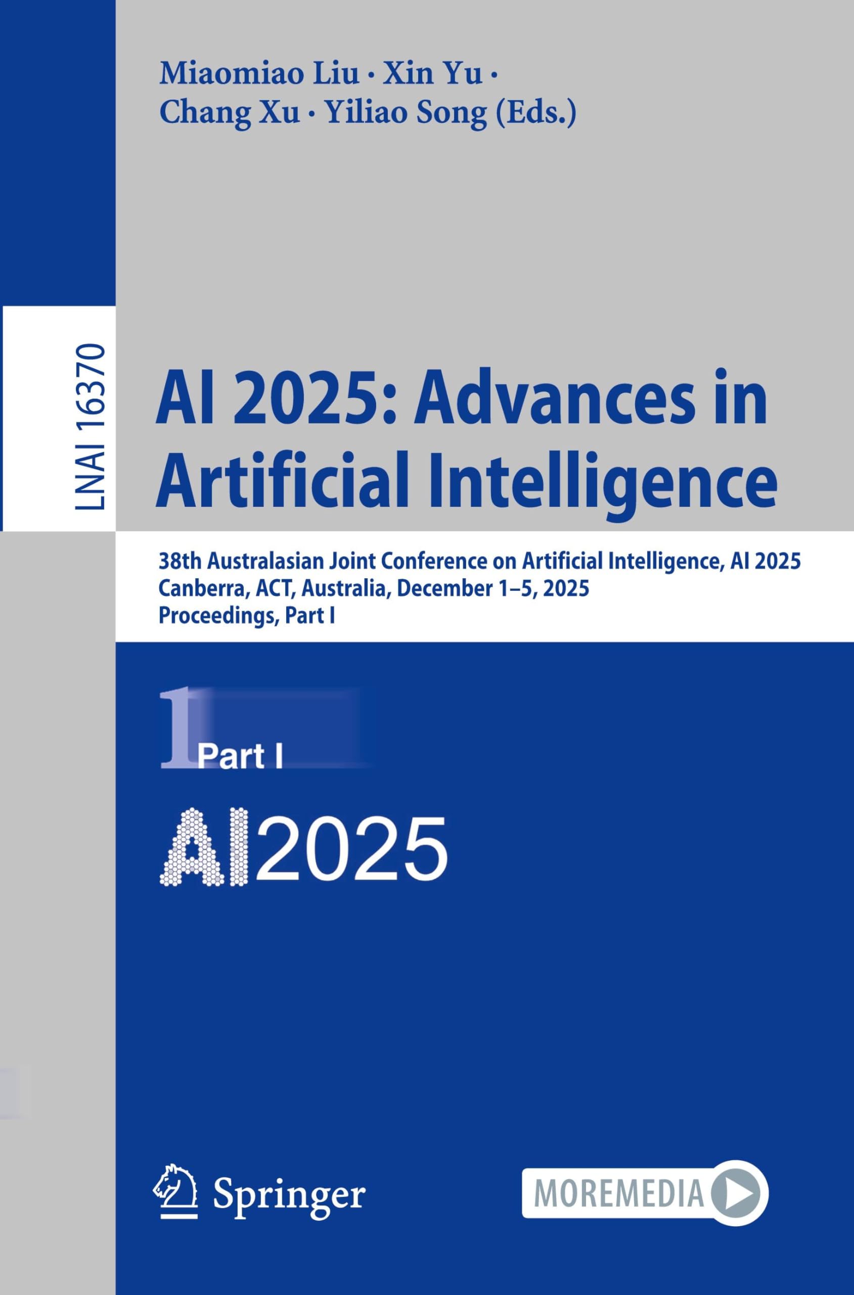 AI 2025: Advances in Artificial Intelligence - 9789819549689