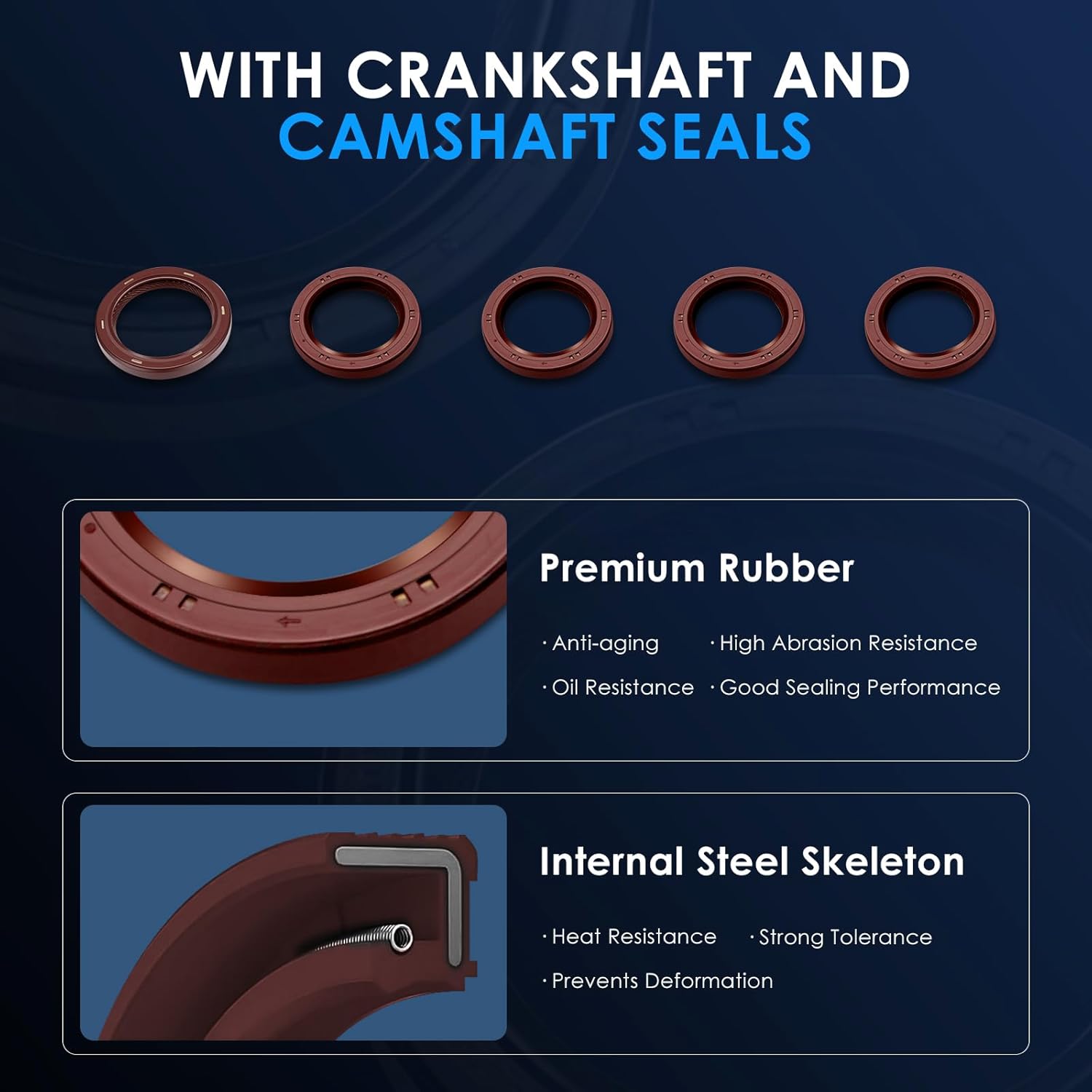 ECCPP Timing Belt Kit with Water Pump Compatible 2007-2009 For Hyundai Santa Fe,2007-2010 For Spectra Magentis,2006-2009 For Spectra Optima,2007-2012 For Spectra Rondo TS26337 252-940 146-2120