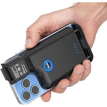 Tera 0013 Portable Back Clip Barcode Scanner 2D QR Wireless 3 in 1 2.4GHz Wireless & USB Wired & Compatible with Bluetooth Mini Pocket Bar Code Reader for Smartphones Android Mac OS Windows