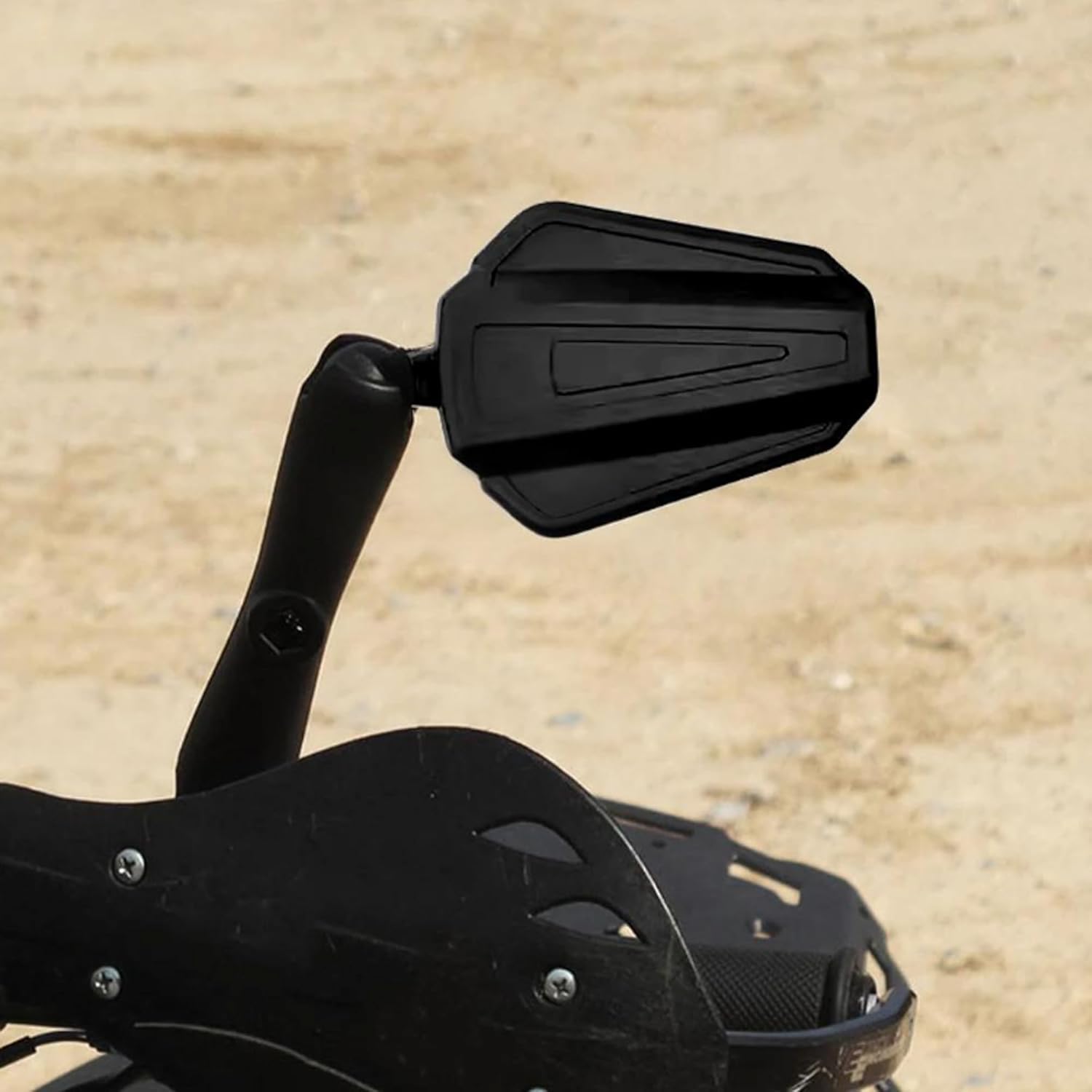Adventure Motorcycle Mirrors, Foldable Motorbike Rear View Side Mirror with 7/8" Handlebar Mount 8mm 10mm Screws, Universal Motorcycle Mirror Fit for Scooter Moped Dirt Bike Quad Scooter Electric Bike