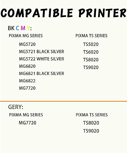 Miniatura 3 de EASYPRINT - Cartucho de tinta compatible con PGI270XL CLI271XL PGI-270XL CLI-271XL Pixma MG 5721/5722/6821/7720/TS5020/TS9020, (total de 18 unidades)
