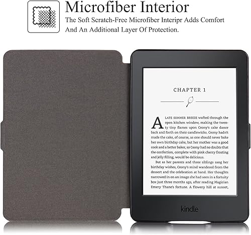 Miniatura 3 de Funda para Kindle Paperwhite, de piel sintética, con ranuras para tarjetas, con tapa de apagado y encendido automático para Tienda Kindle Paperwhite