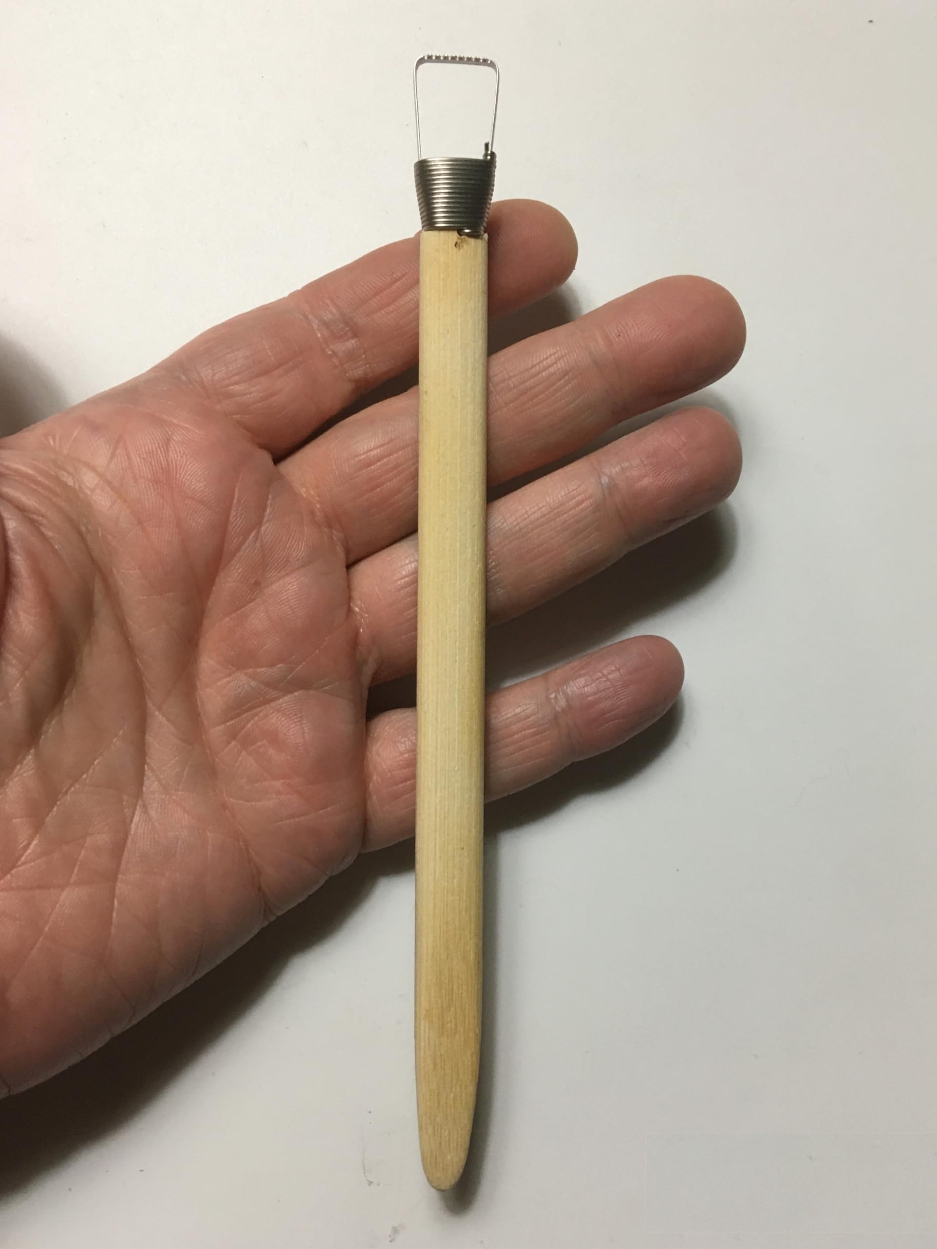 M00616 MOREZMORE Clay Scraper Rake G13-A 13mm Pottery Sculpting Modeling Tool with Teeth