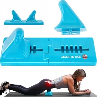 Thrival Wave - Fully Adjustable Psoas, Back and Hip Flexor Muscle Release Tool for Deep Tissue, Trigger Point Massage (Blue) – Made in USA