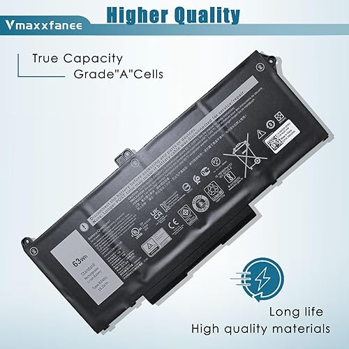 Miniatura 3 de Reemplazo de batería RJ40G 63Wh para Dell Latitude 14 5420 Latitude 15 5520 Precision 15 3560 Series Laptop 01K2CF 075X16 WY9DX P104F P104F001 P137G