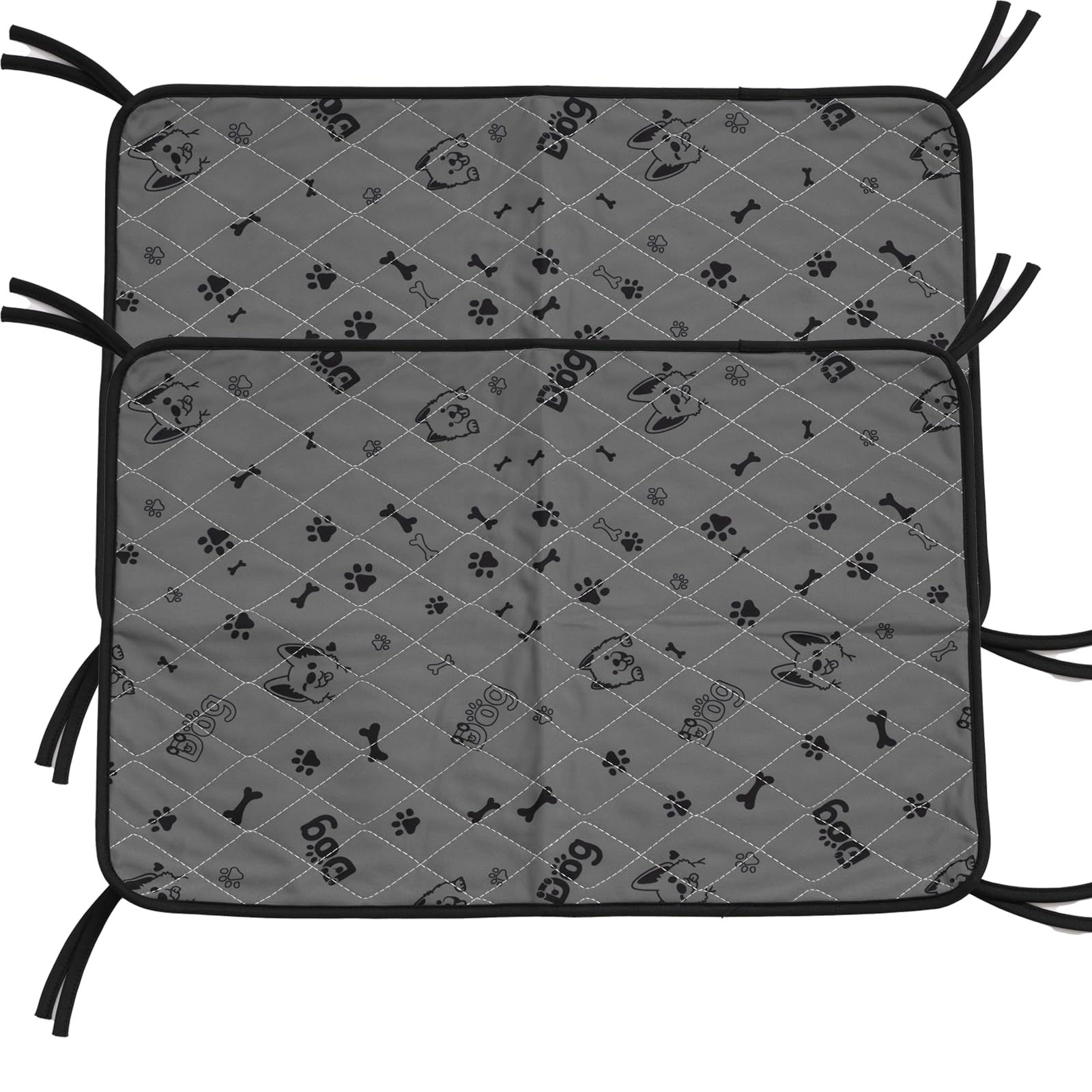 DEWEL 2 tappetini lavabili per cuccioli, 60 x 90 cm, ad alte prestazioni, per cani e gatti, tappetino igienico riutilizzabile, antiscivolo e super assorbente, per l'uso quotidiano