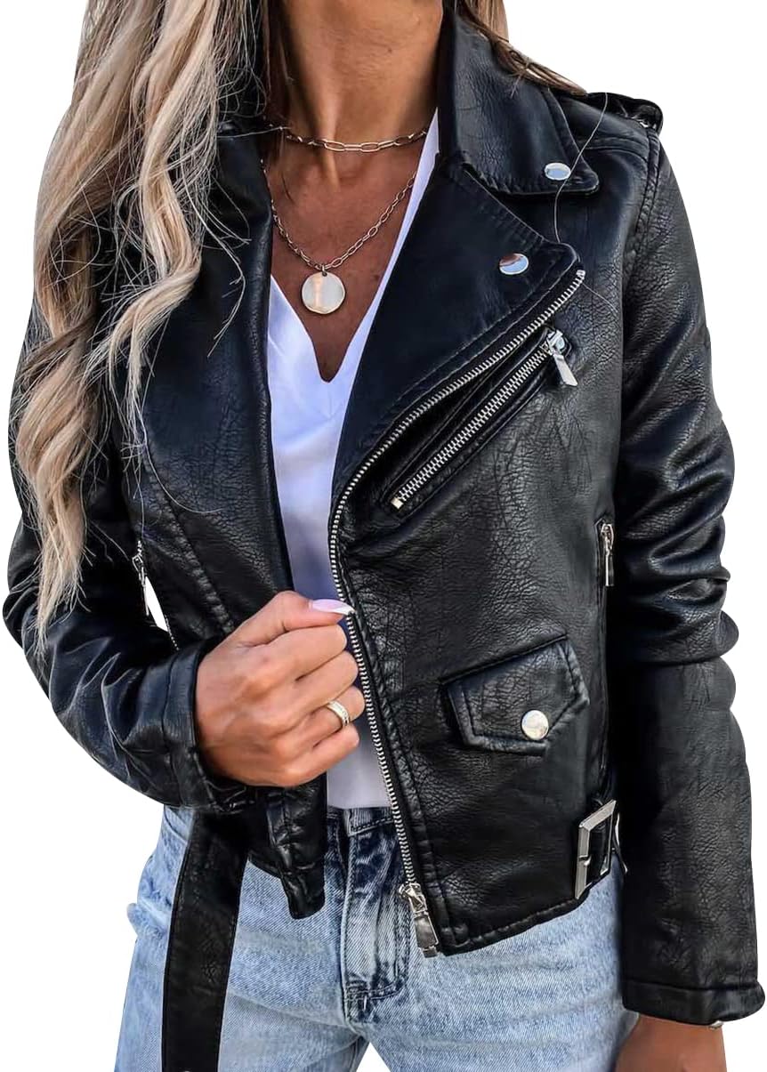 Giacca Ecopelle Donna Terranova Giubbotto In Ecopelle Donna Con