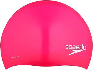 Speedo Silicone Long Hair Swim Cap Gorro de natación, Unisex Adulto