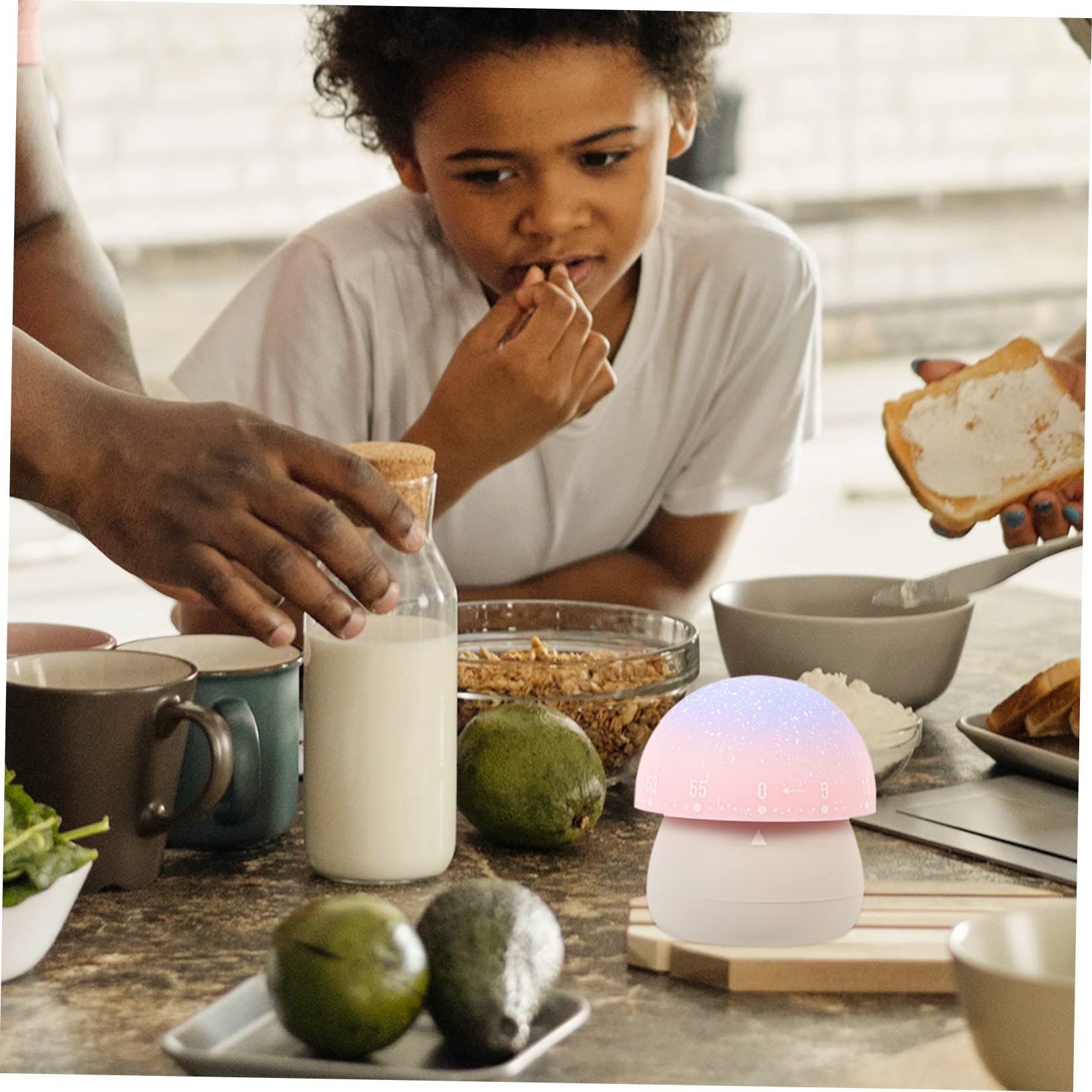 Alipis 2pezzi Timer Meccanico Per Timer Retro Grigio Per e Del Per Frittura e Bollitura