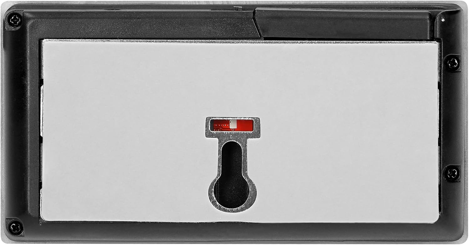 Virone DV-1 Door Peephole Camera Surveillance Wide Angle LCD 3.5 Inch Battery Operated Silver