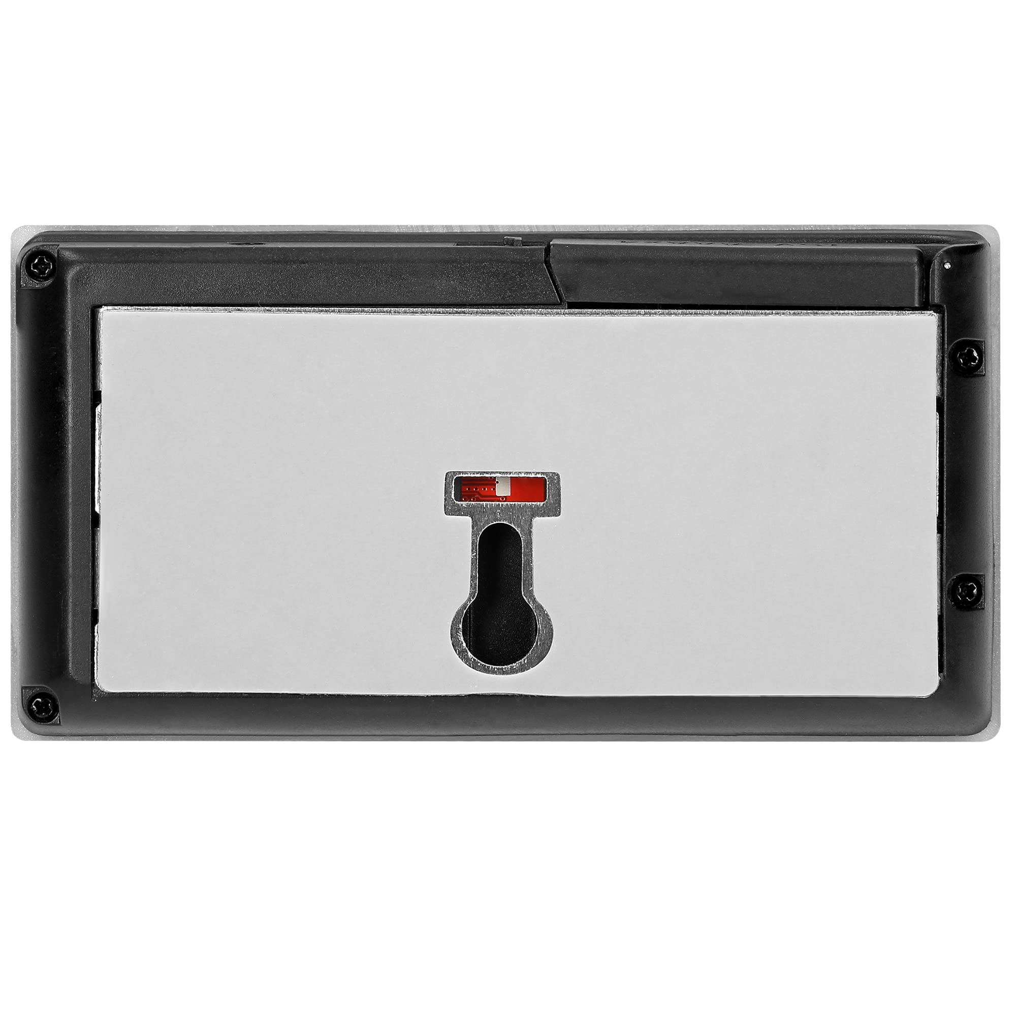 Virone DV-1 Judas De Porte Camera Surveillance Grand Angle de Vue LCD 3,5" à Piles Argent