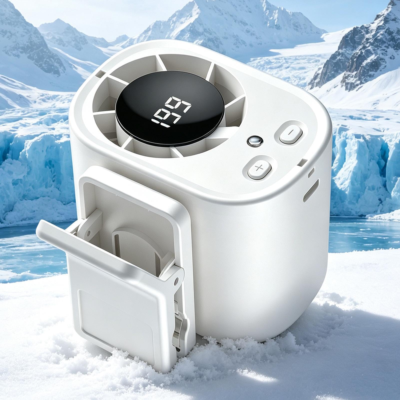 Ventilatore a clip portatile 199 velocità ricaricabile, flusso d'aria da portare | Ventilatore cintura per campeggio ufficio spiaggia auto all'aperto