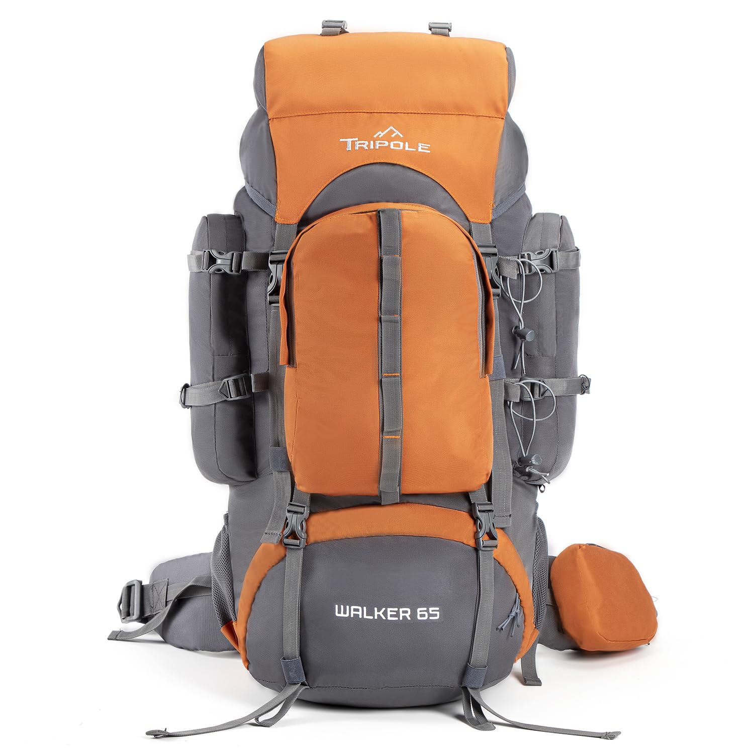 Walker 65 Litre Rucksack for Trekking and Travel | Laptop Sleeve | Water Repellent | Rain Cover | 3 Year Warranty
