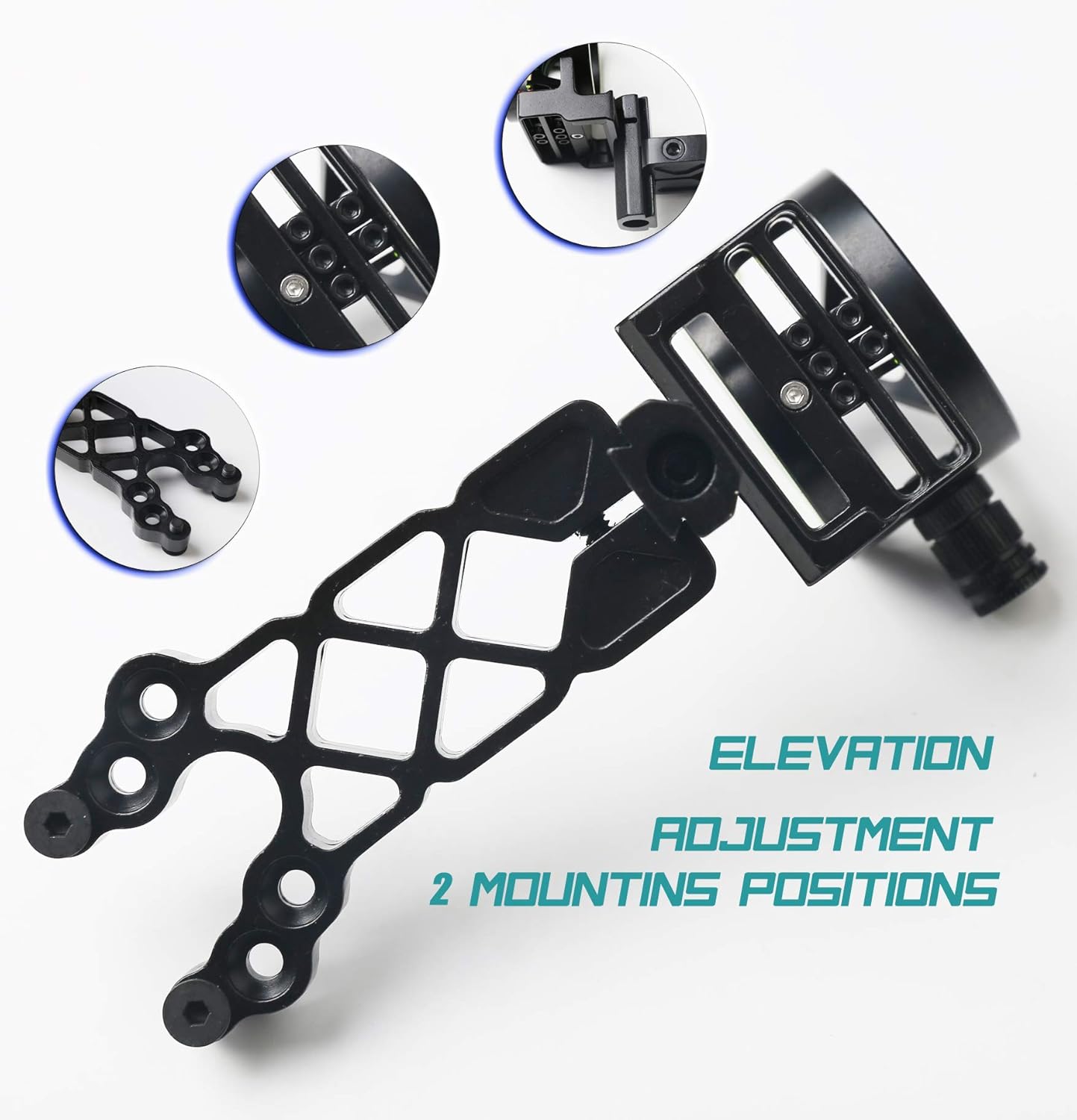 Archery Release 5 Pin Bow Sight - Aluminum Machined ,for Compound Bows（Adjustable） : Sports & Outdoors