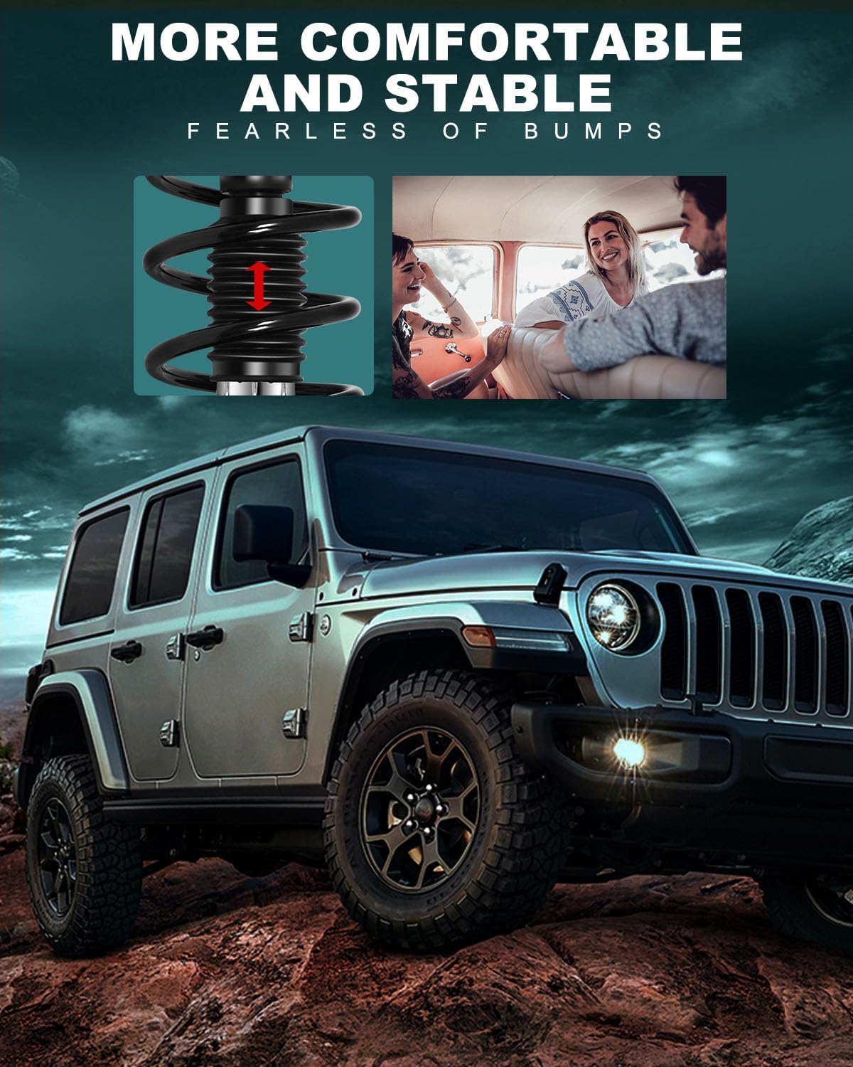 AUTOMUTO Strut Spring Assembly Front Pair struts and Shock Absorber AWD for Ford Taurus 2010-2011 replacement for 272532 272533