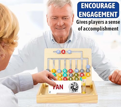 Miniatura 7 de Garybank Juegos de rompecabezas de diapositivas, actividades de demencia para personas mayores, productos de madera para personas mayores, juegos de